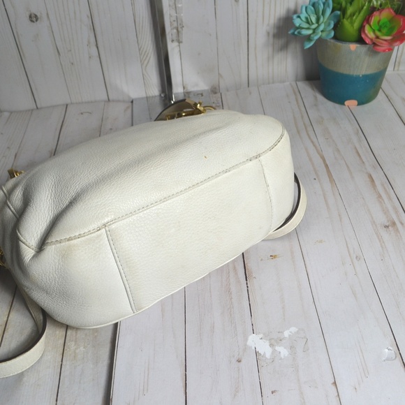 Michael Kors White Crossbody Leather Purse Bag - Picture 5 of 7